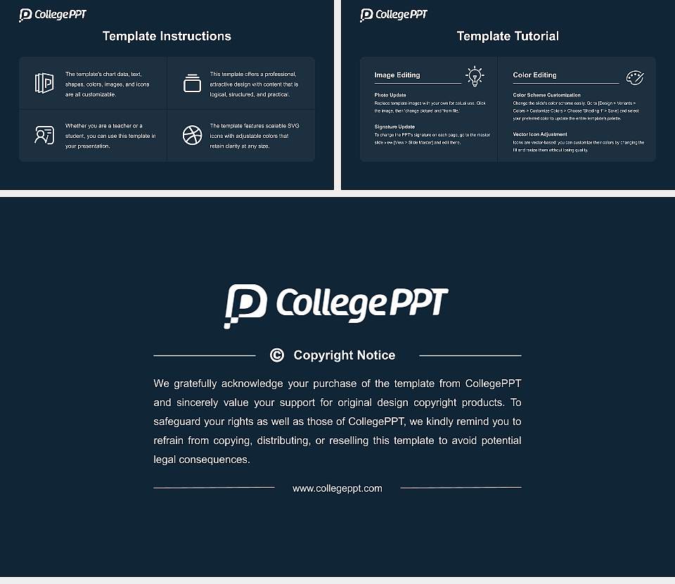 The University of Adelaide Course/Courseware Creation PPT Template16:9 ratio PPT effect preview image5