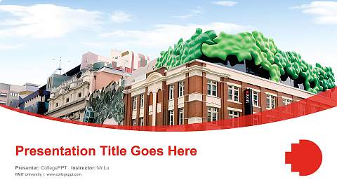 RMIT University Course/Courseware Creation PPT Template
