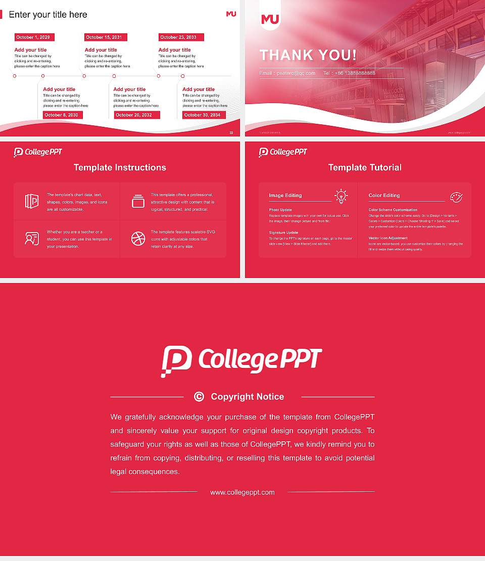 Murdoch University Lecture Sharing and Networking Event PPT Template16:9 ratio PPT effect preview image4