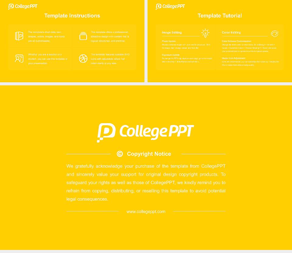 Avondale University Academic Presentation/Research Findings Report PPT Template16:9 ratio PPT effect preview image5