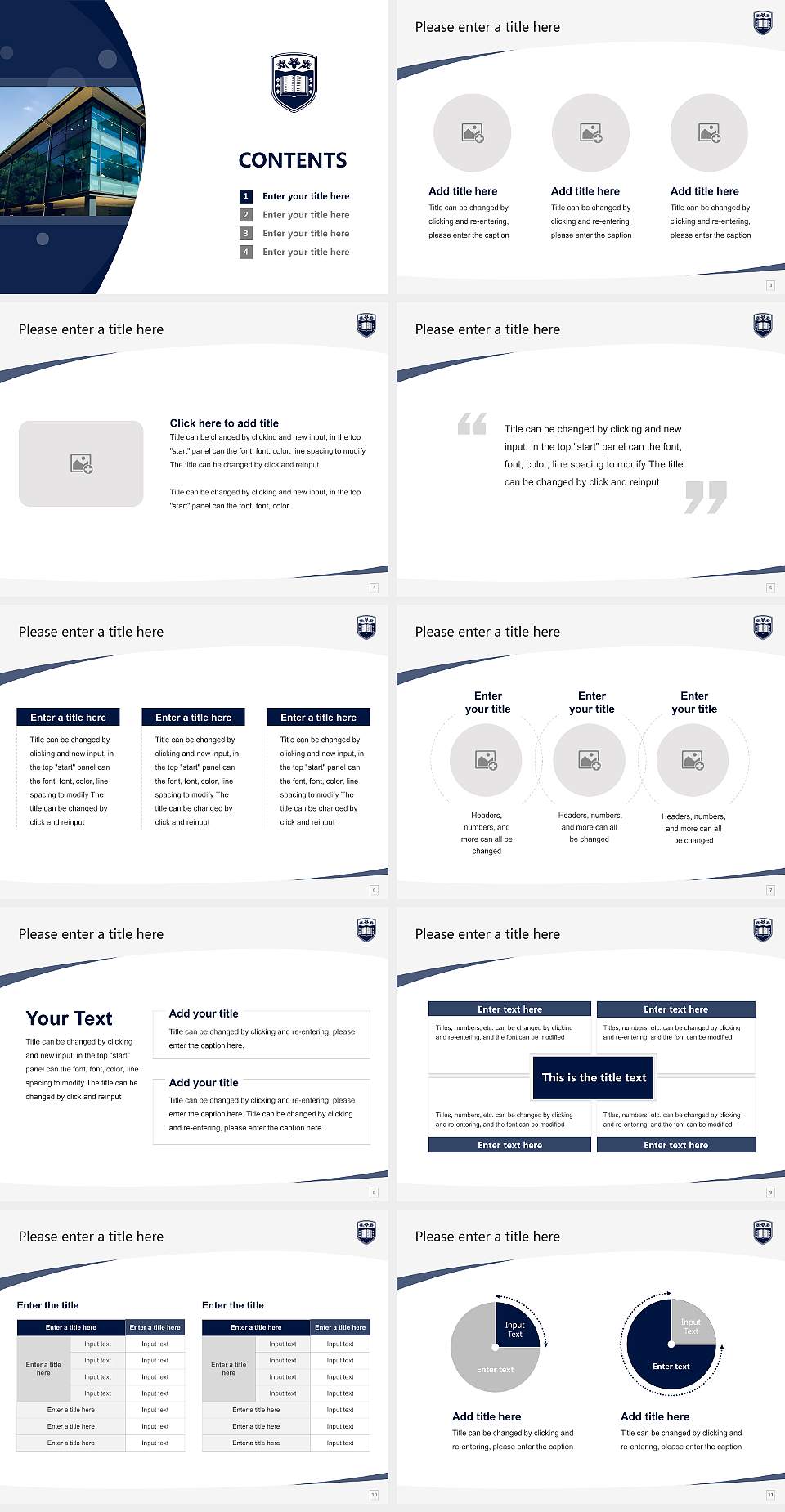 University of Wollongong Course/Courseware Creation PPT Template4:3 ratio PPT effect preview image2