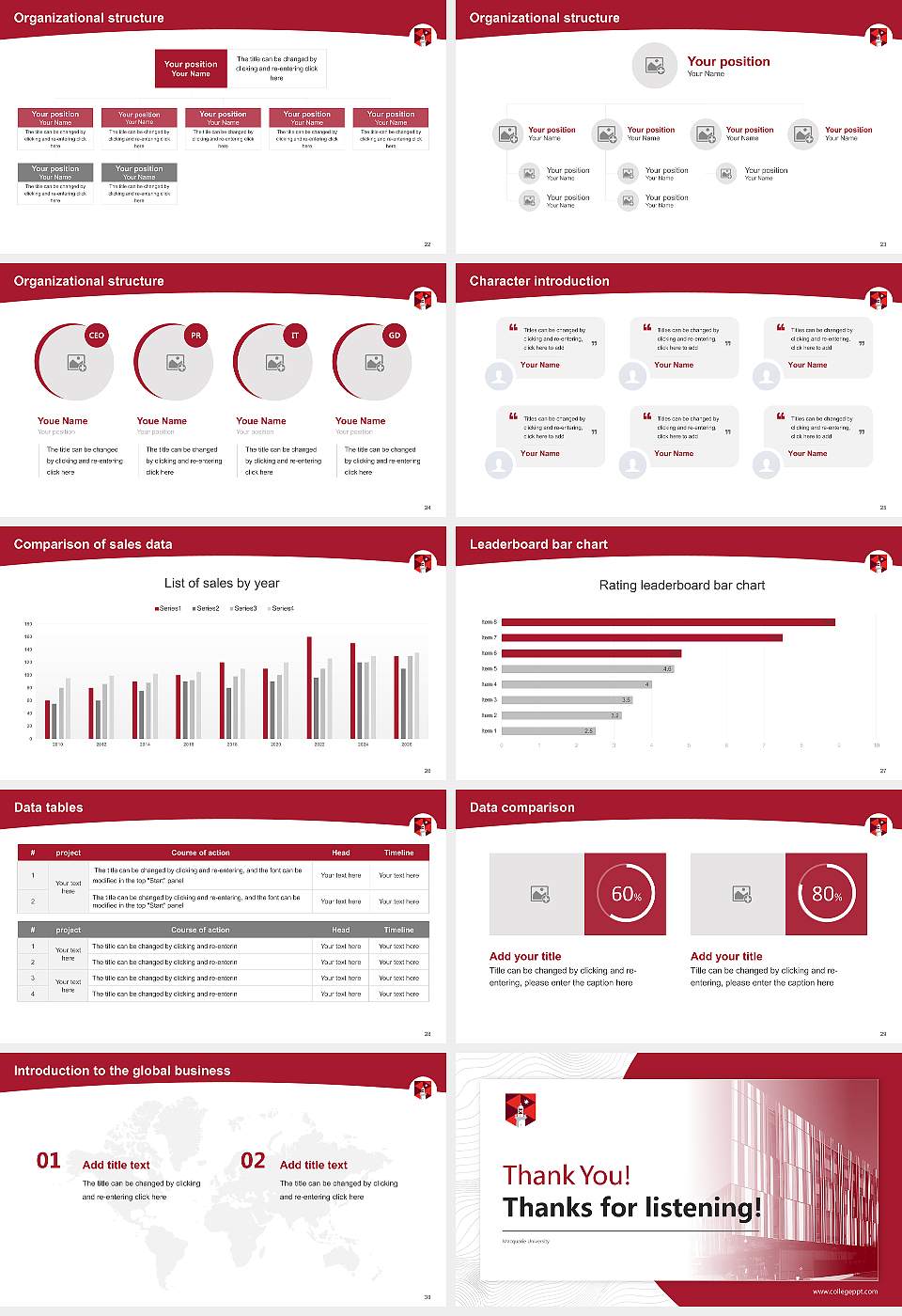 Macquarie University Academic Presentation/Research Findings Report PPT Template16:9 ratio PPT effect preview image4