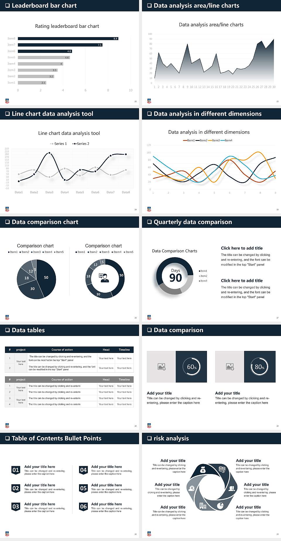 The University of Adelaide General Purpose PPT Template4:3 ratio PPT effect preview image4