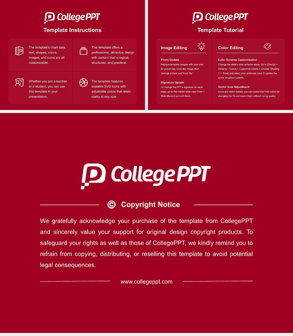 University of Divinity Course/Courseware Creation PPT Template4:3 ratio PPT effect preview image5