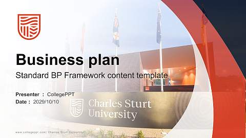Charles Sturt University Competition/Entrepreneurship Contest PPT Template
