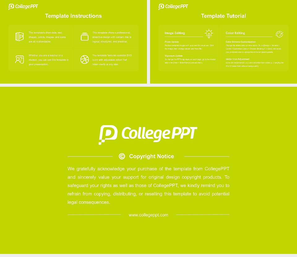 Central Queensland University Course/Courseware Creation PPT Template16:9 ratio PPT effect preview image5