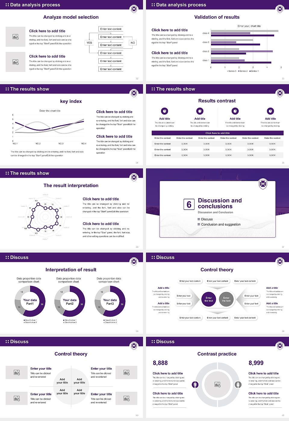 The University of Queensland Graduation Thesis Defense PPT Template16:9 ratio PPT effect preview image5