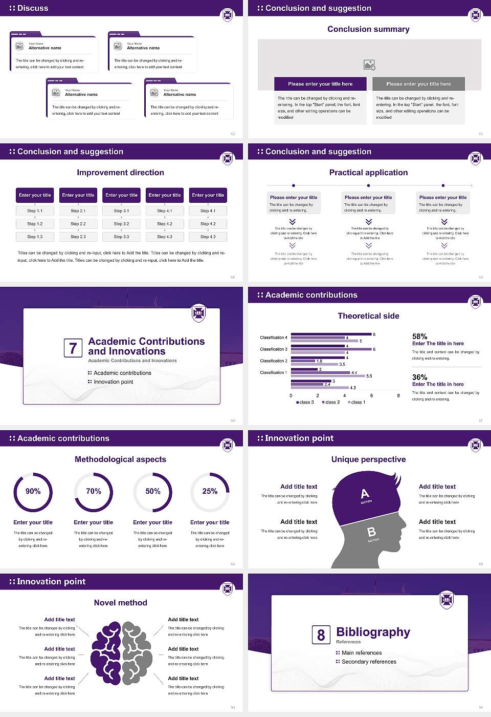 The University of Queensland Graduation Thesis Defense PPT Template16:9 ratio PPT effect preview image6