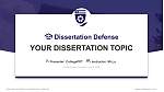查尔斯达尔文大学论文答辩PPT模板