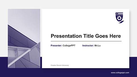 Charles Darwin University General Purpose PPT Template