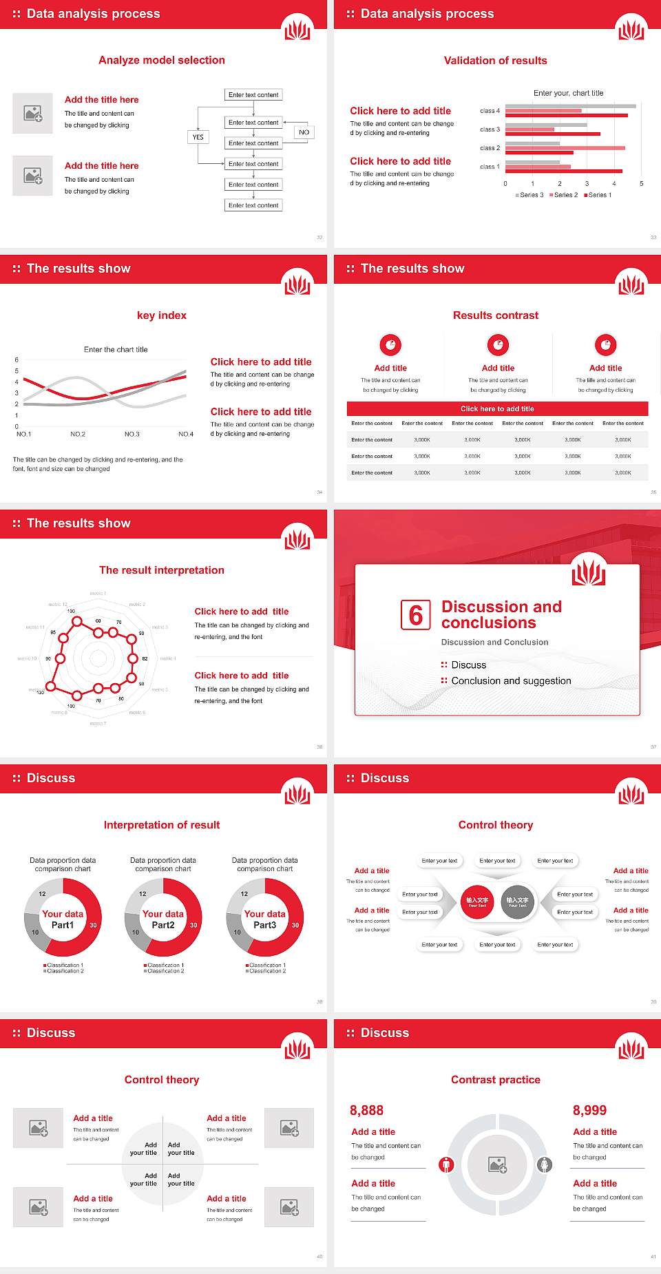 Griffith University Graduation Thesis Defense PPT Template4:3 ratio PPT effect preview image5