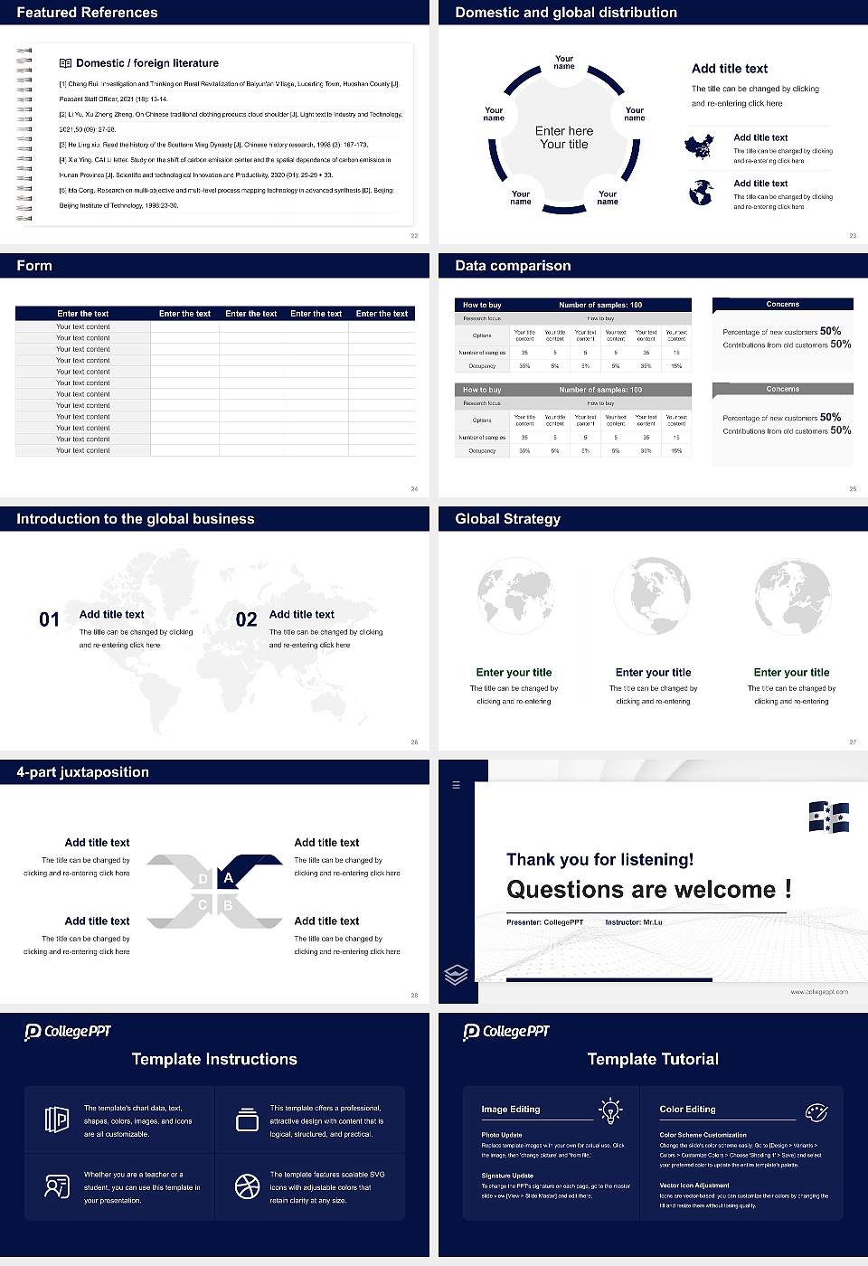 Federation University Australia Thesis Proposal/Graduation Defense PPT Template16:9 ratio PPT effect preview image4