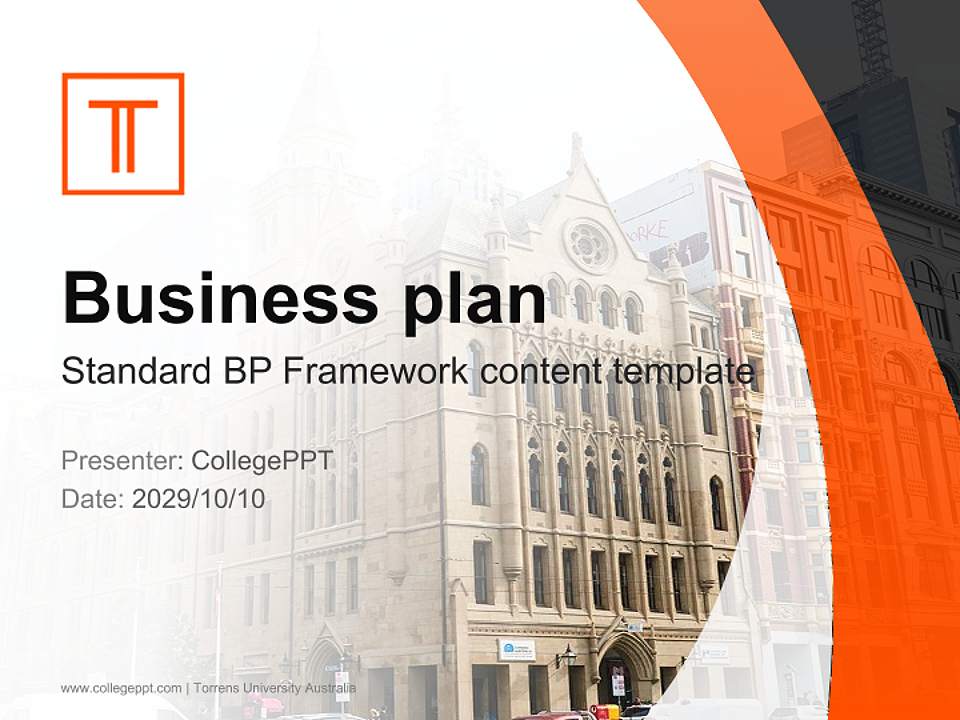Torrens University Australia Competition/Entrepreneurship Contest PPT Template4:3 ratio PPT effect preview image9