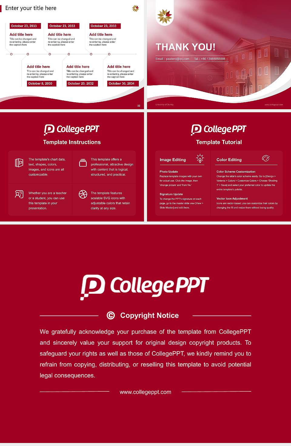 University of Divinity Lecture Sharing and Networking Event PPT Template4:3 ratio PPT effect preview image4