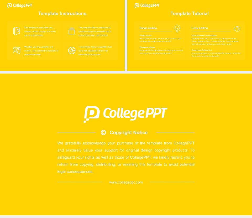 Flinders University Course/Courseware Creation PPT Template16:9 ratio PPT effect preview image5