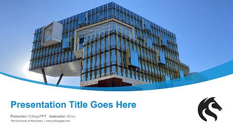 The University of Newcastle Course/Courseware Creation PPT Template