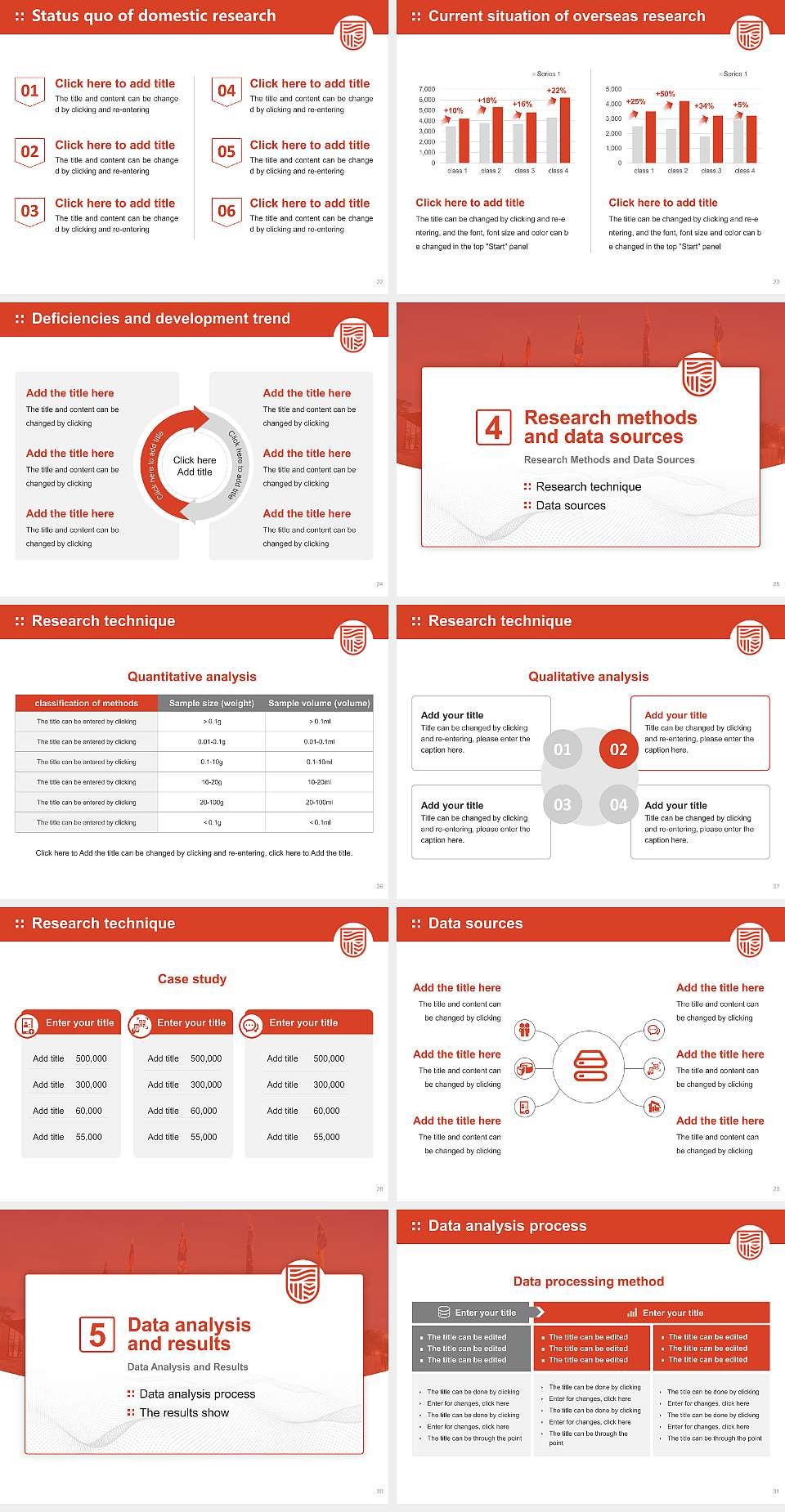 Charles Sturt University Graduation Thesis Defense PPT Template4:3 ratio PPT effect preview image4