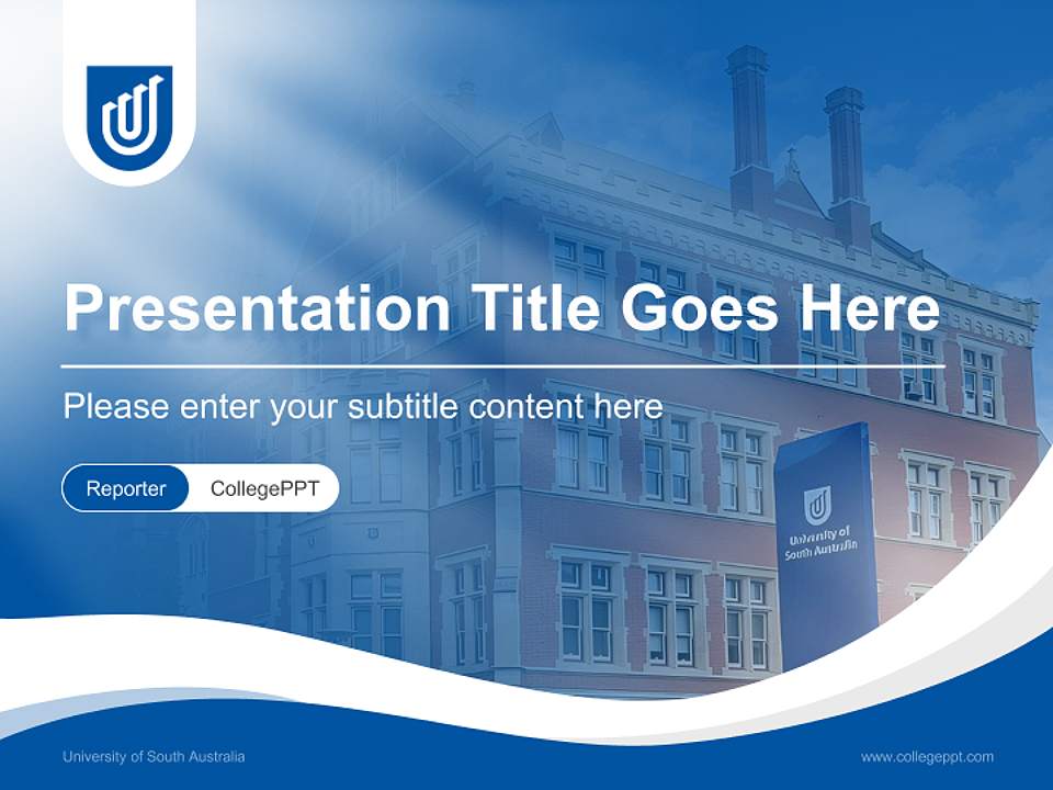 University of South Australia Lecture Sharing and Networking Event PPT Template4:3 ratio PPT effect preview image4