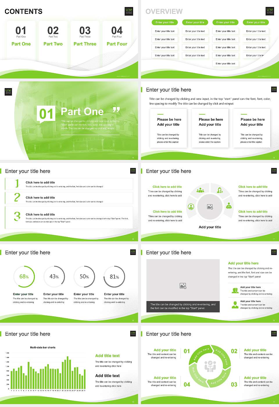 University of New England Lecture Sharing and Networking Event PPT Template16:9 ratio PPT effect preview image2