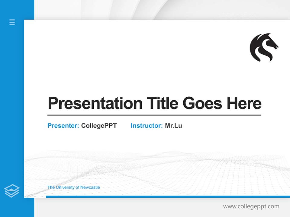 The University of Newcastle Thesis Proposal/Graduation Defense PPT Template4:3 ratio PPT effect preview image5