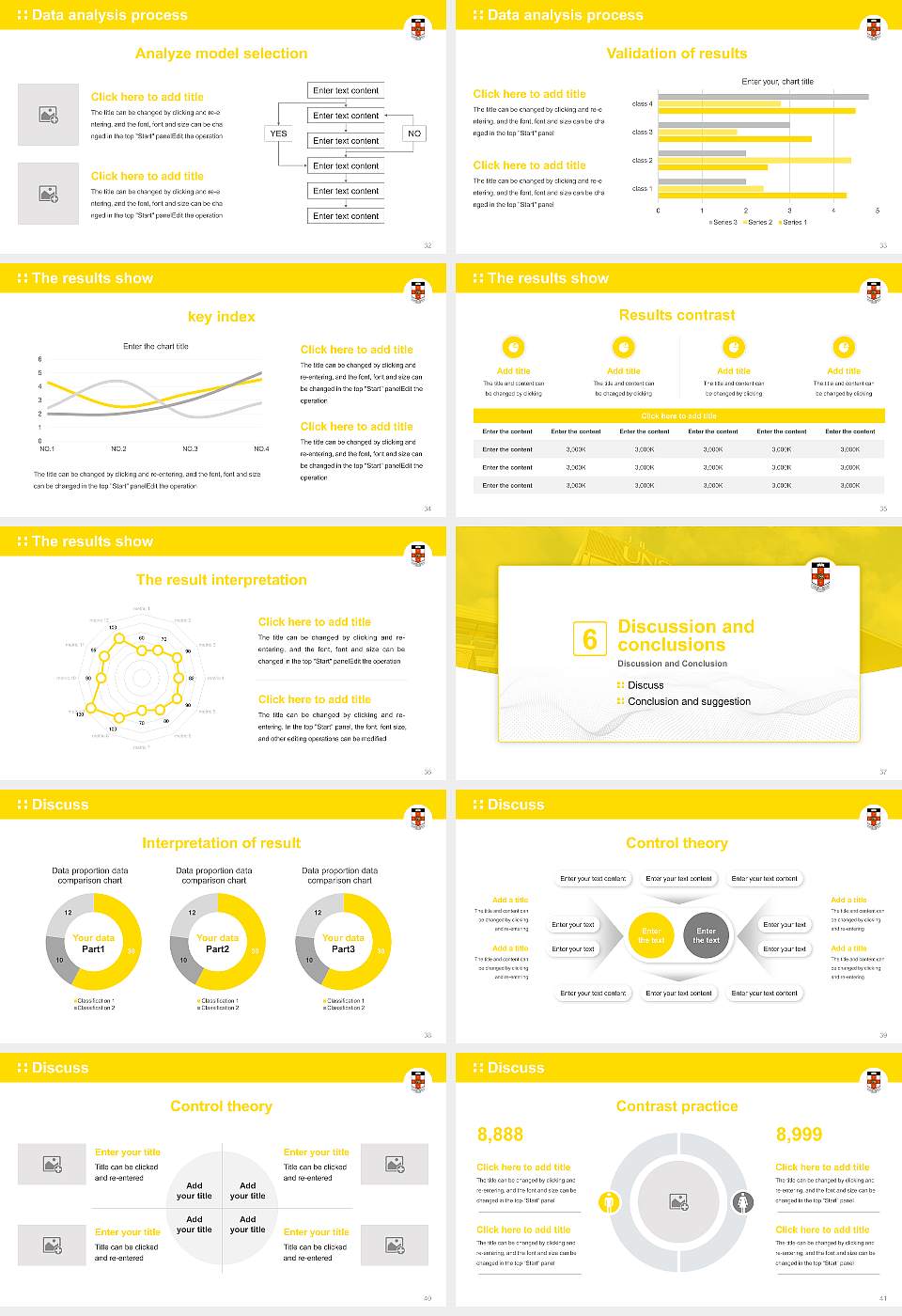 University of New South Wales Graduation Thesis Defense PPT Template16:9 ratio PPT effect preview image5