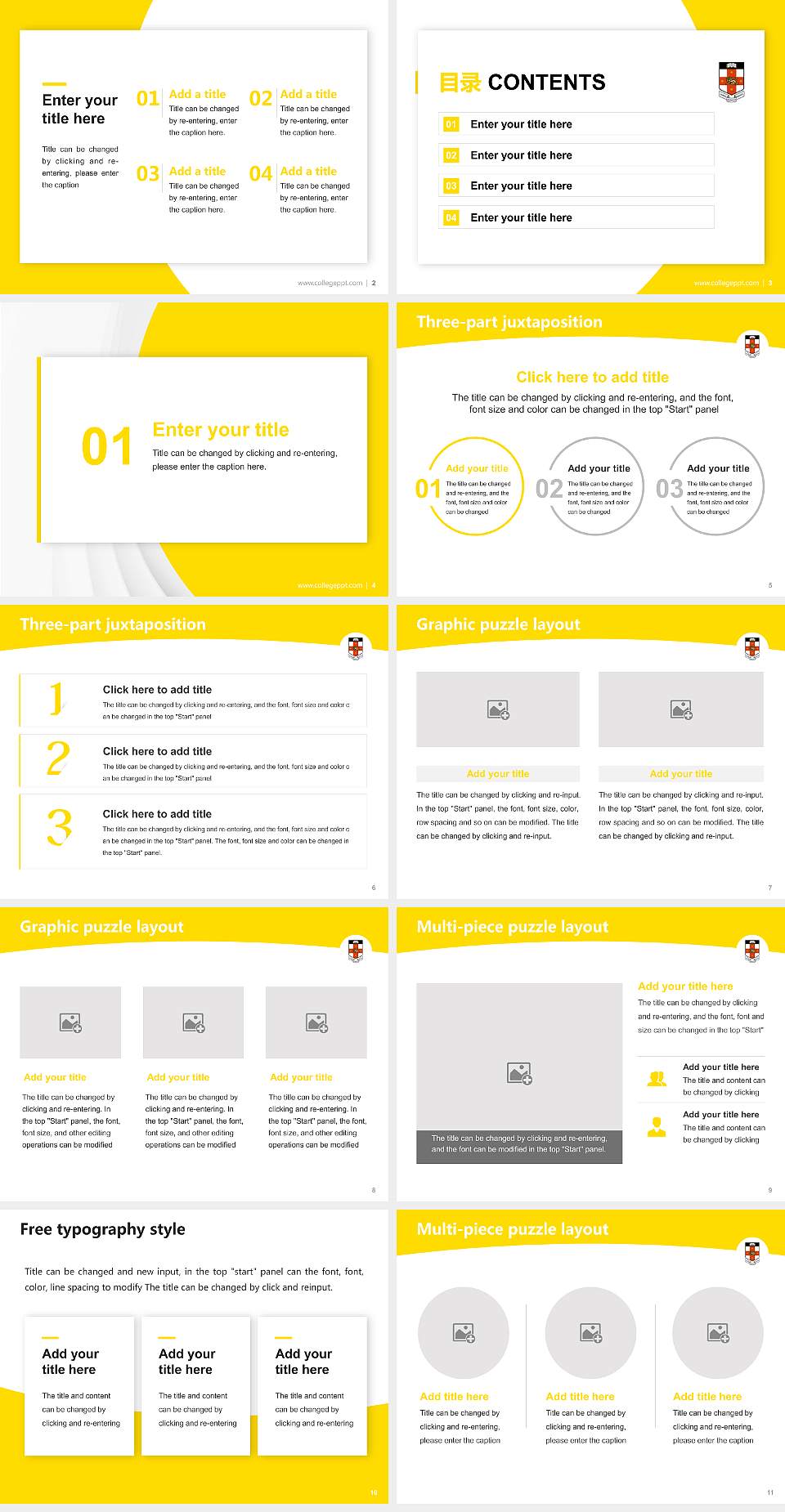 University of New South Wales Academic Presentation/Research Findings Report PPT Template4:3 ratio PPT effect preview image2