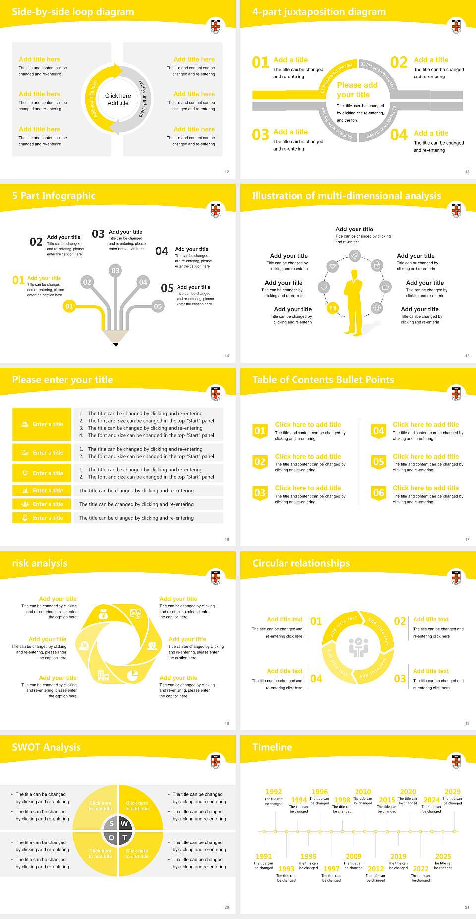 University of New South Wales Academic Presentation/Research Findings Report PPT Template4:3 ratio PPT effect preview image3