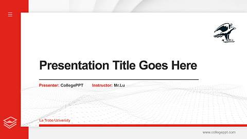 La Trobe University Thesis Proposal/Graduation Defense PPT Template