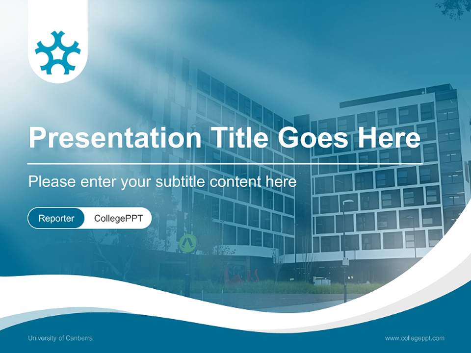 University of Canberra Lecture Sharing and Networking Event PPT Template4:3 ratio PPT effect preview image4