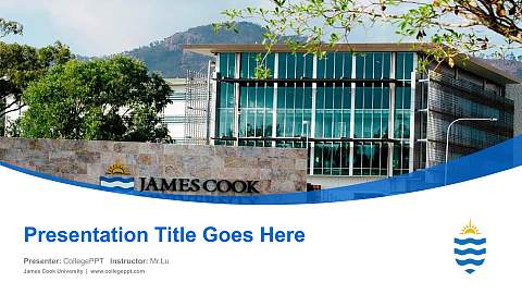 James Cook University Course/Courseware Creation PPT Template