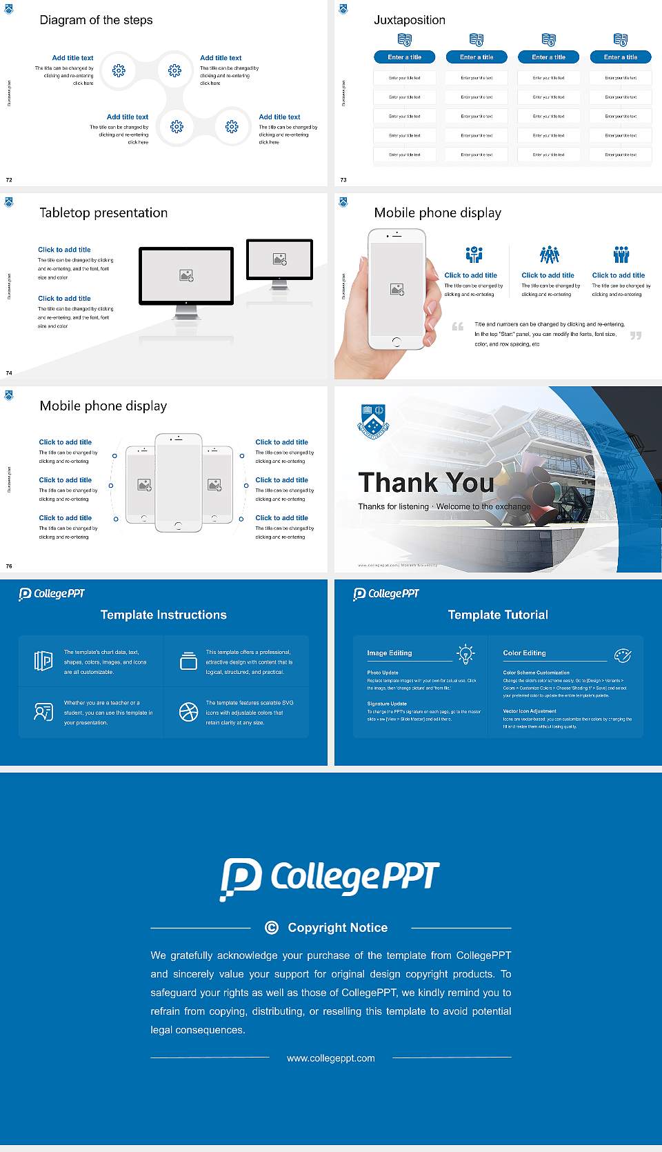 Monash University Competition/Entrepreneurship Contest PPT Template16:9 ratio PPT effect preview image9