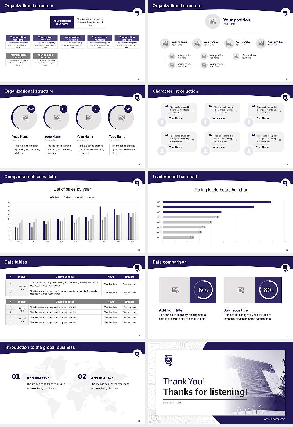 Charles Darwin University Academic Presentation/Research Findings Report PPT Template16:9 ratio PPT effect preview image4