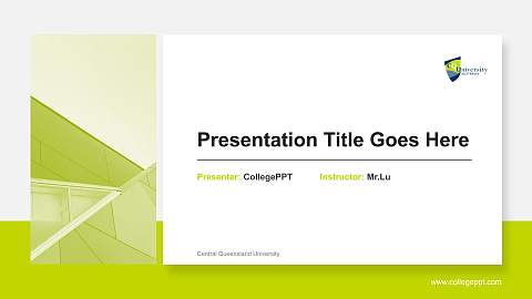 Central Queensland University General Purpose PPT Template