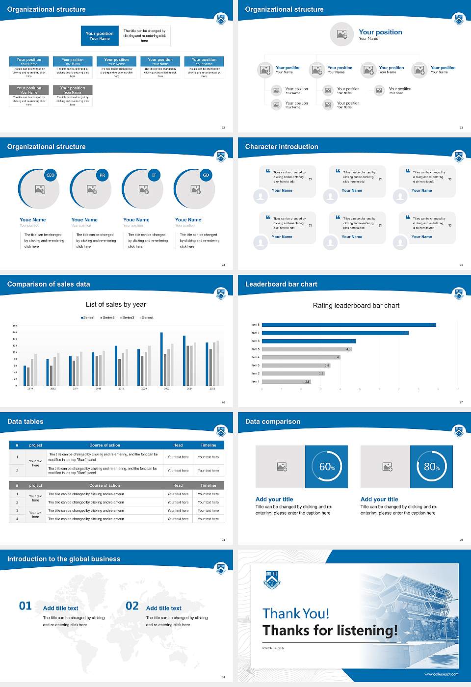Monash University Academic Presentation/Research Findings Report PPT Template16:9 ratio PPT effect preview image4