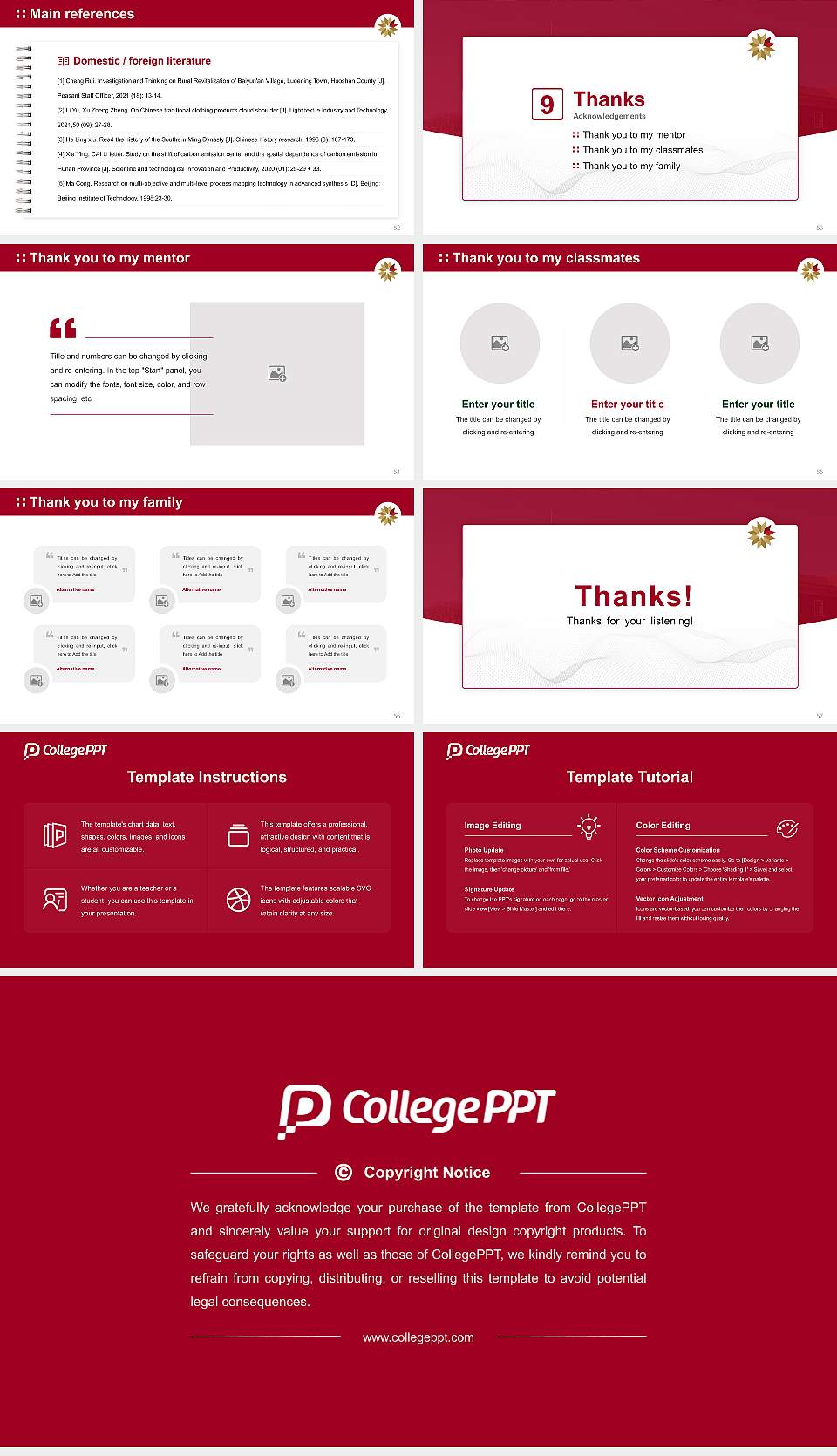 University of Divinity Graduation Thesis Defense PPT Template16:9 ratio PPT effect preview image7