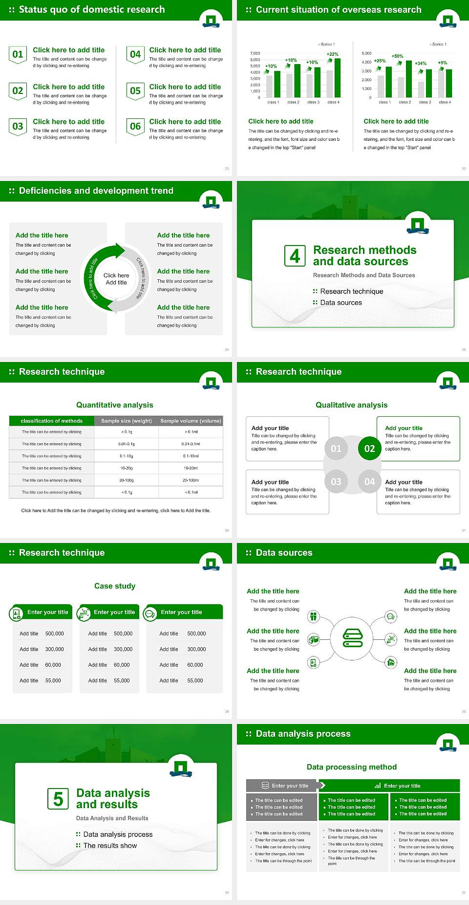 Wageningen University & Research Graduation Thesis Defense PPT Template4:3 ratio PPT effect preview image4