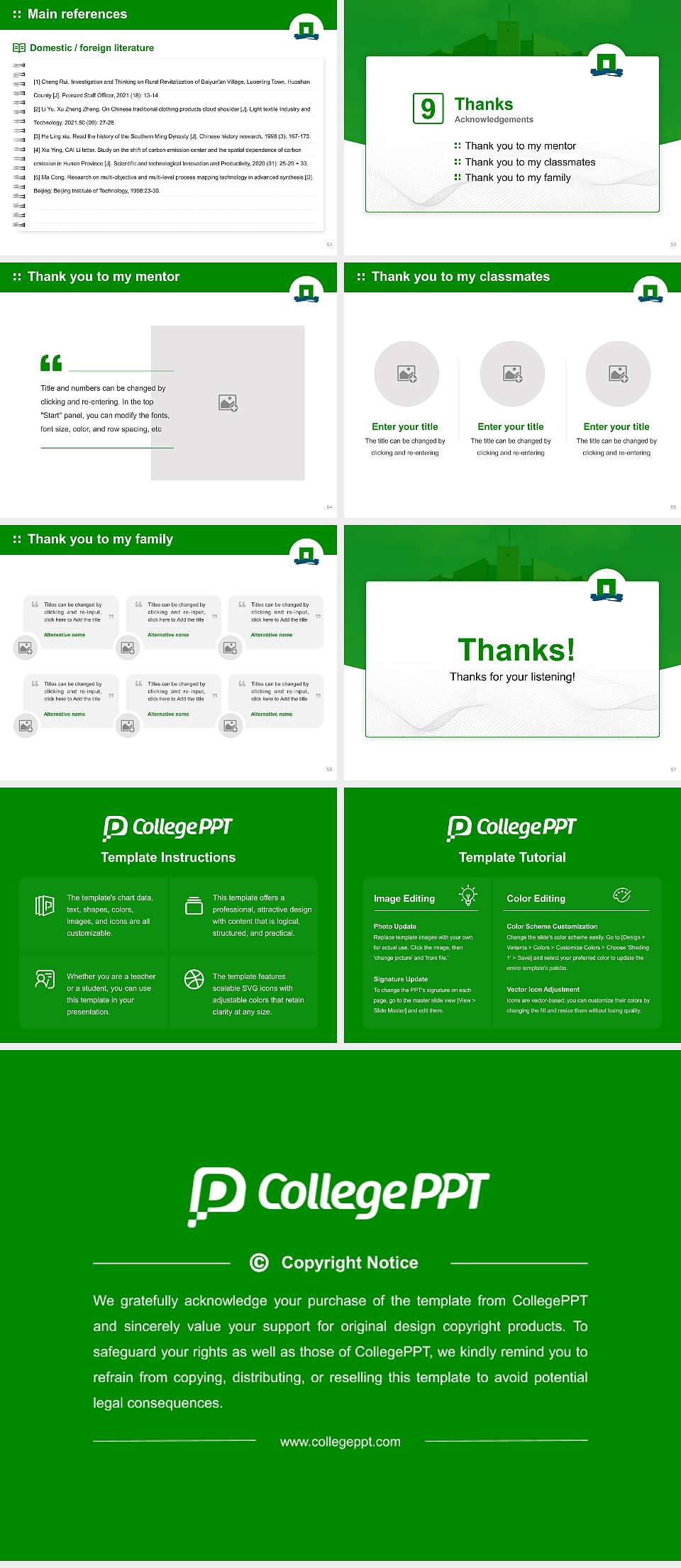 Wageningen University & Research Graduation Thesis Defense PPT Template4:3 ratio PPT effect preview image7