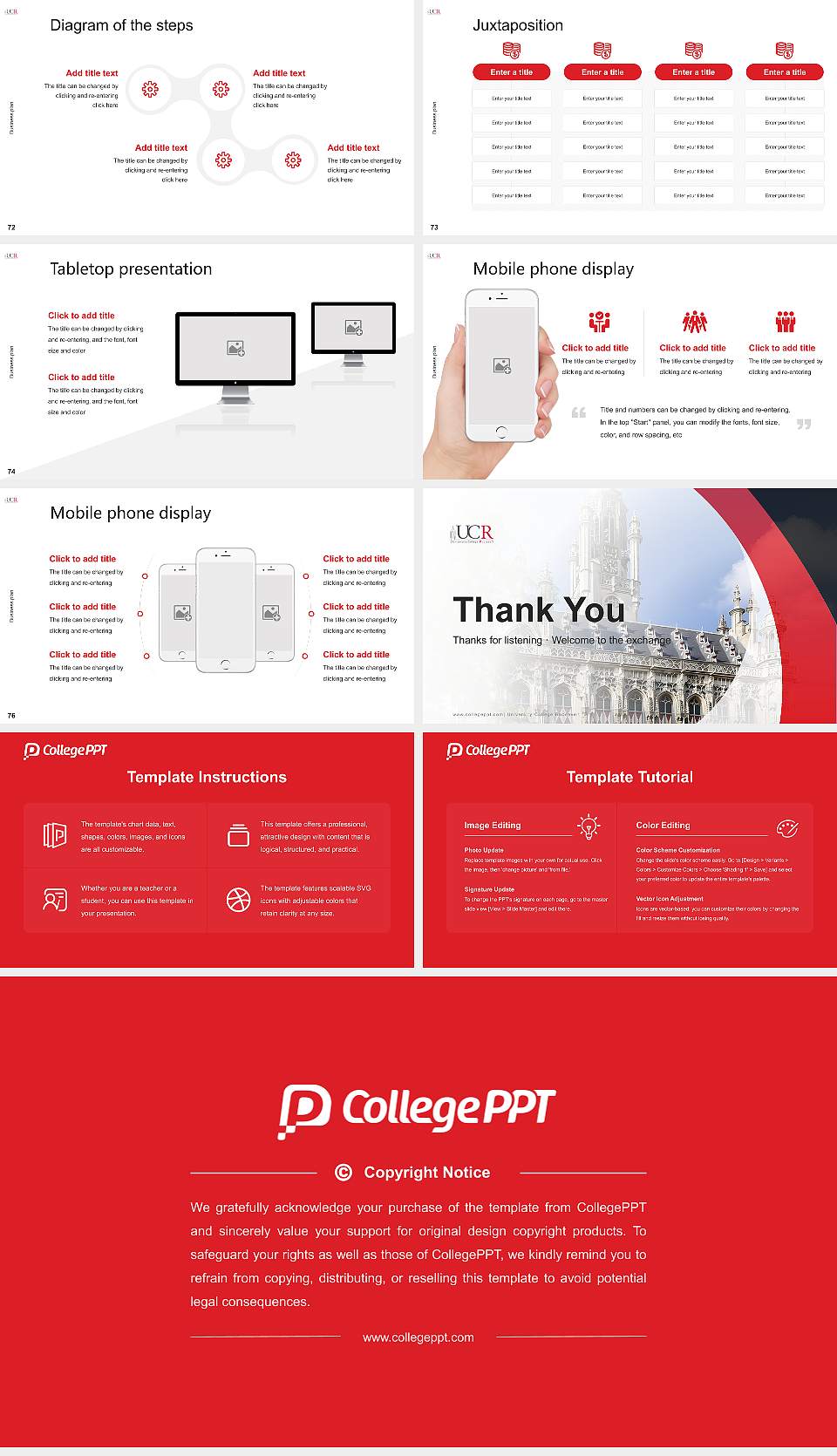 University College Roosevelt Competition/Entrepreneurship Contest PPT Template16:9 ratio PPT effect preview image9