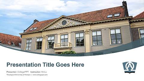 Theological University of Kampen Course/Courseware Creation PPT Template