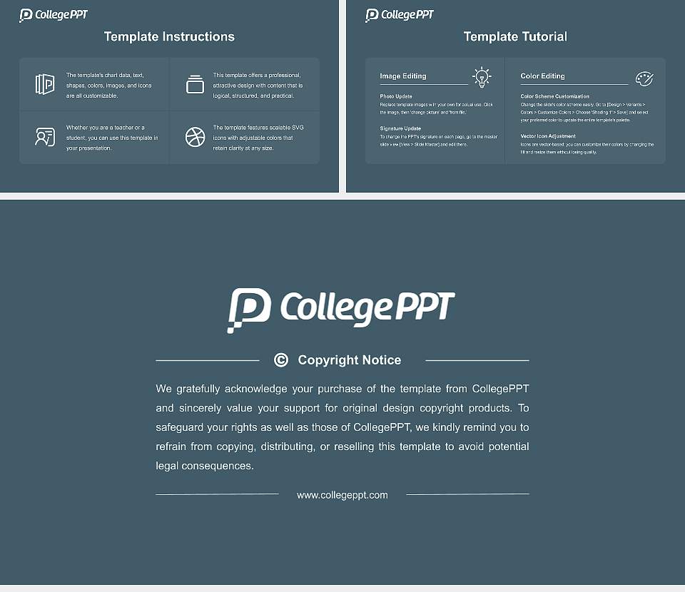 Theological University of Kampen Course/Courseware Creation PPT Template16:9 ratio PPT effect preview image5