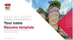 Nanyang Technological University Resume PPT Template