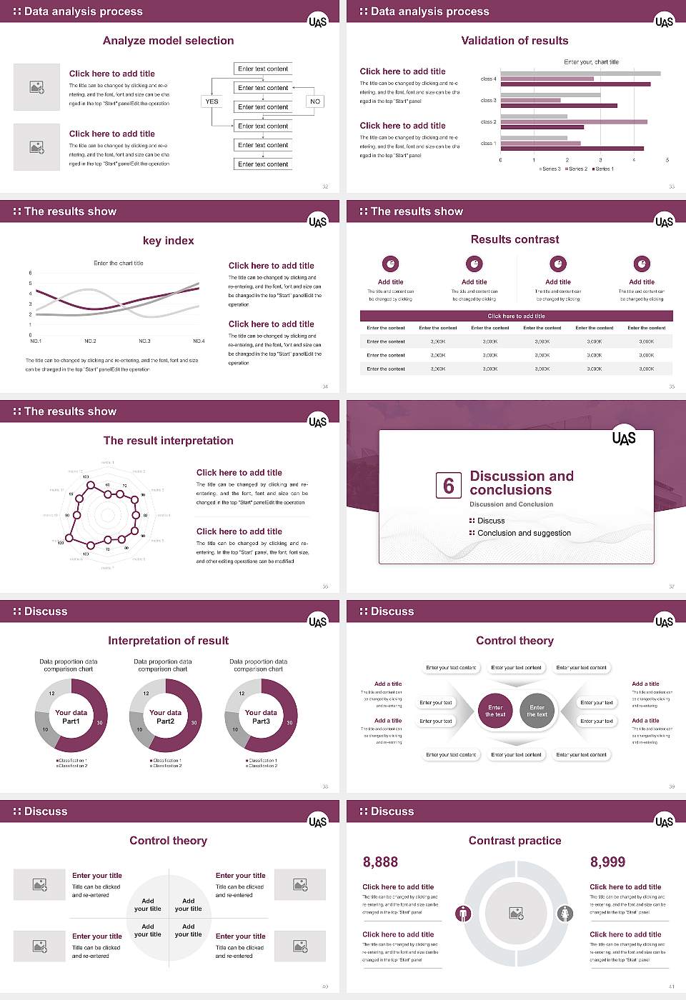 University of the Arts Singapore Graduation Thesis Defense PPT Template16:9 ratio PPT effect preview image5