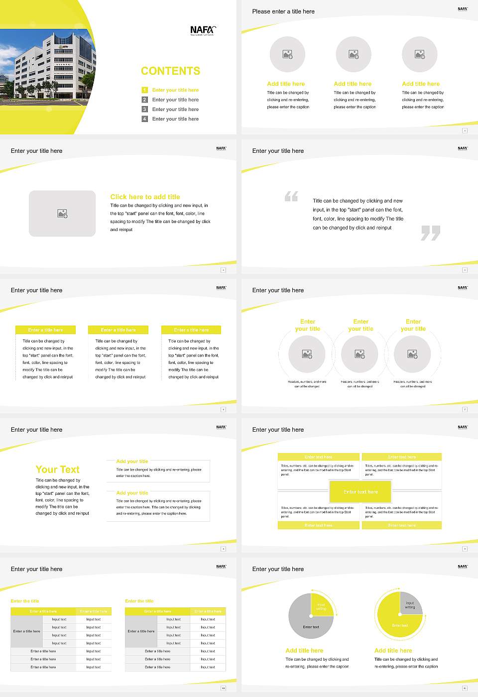 Nanyang Academy of Fine Arts Course/Courseware Creation PPT Template16:9 ratio PPT effect preview image2