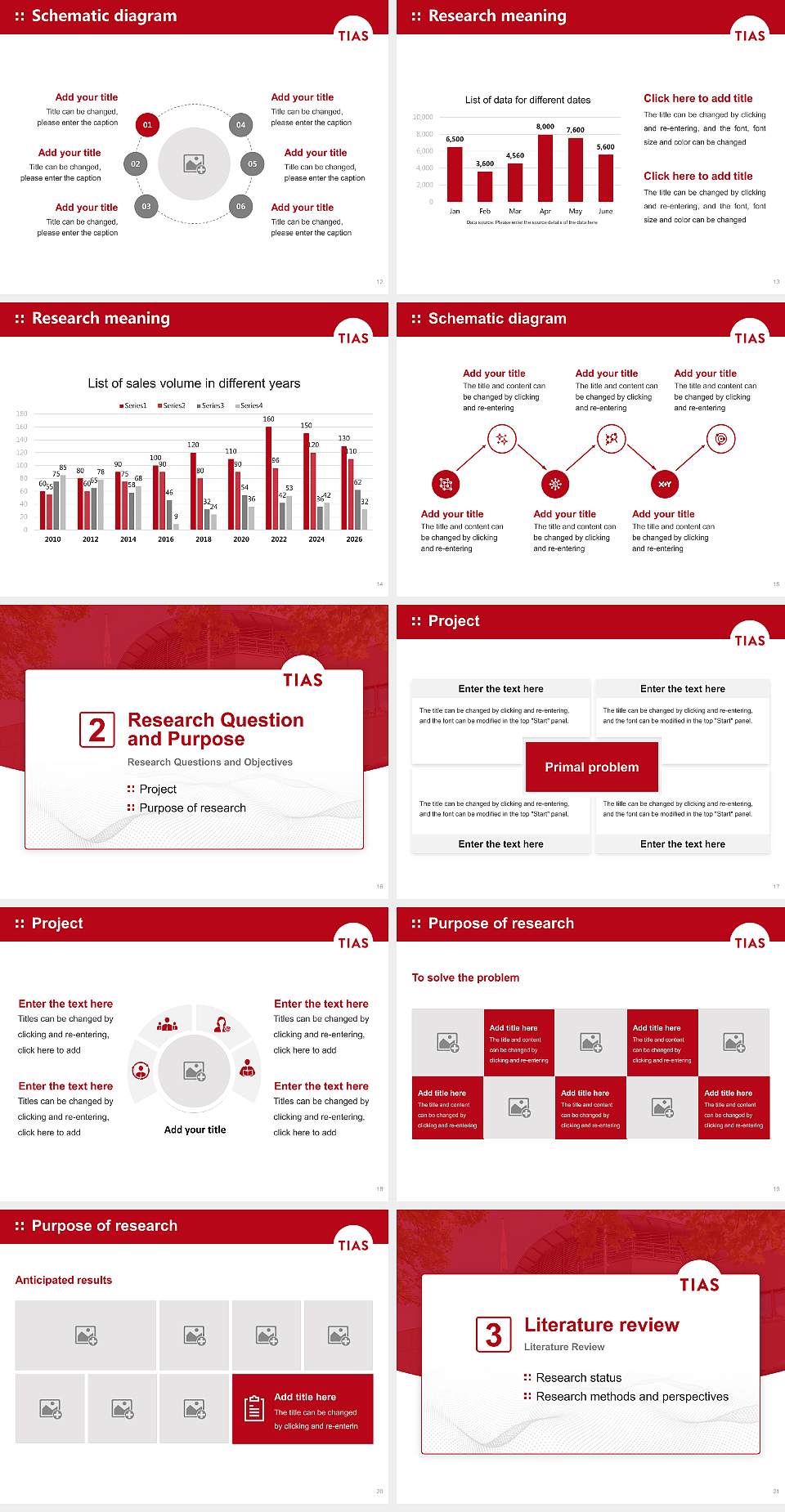 TIAS School for Business and Society Graduation Thesis Defense PPT Template4:3 ratio PPT effect preview image3