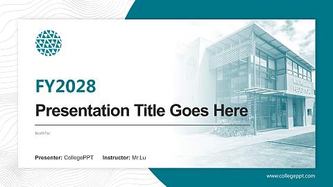 NorthTec Academic Presentation/Research Findings Report PPT Template