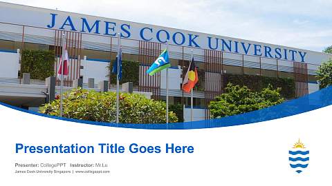 James Cook University Singapore Course/Courseware Creation PPT Template