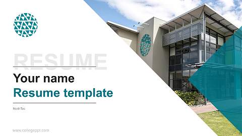 NorthTec Resume PPT Template