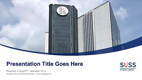 Singapore University of Social Sciences Course/Courseware Creation PPT Template