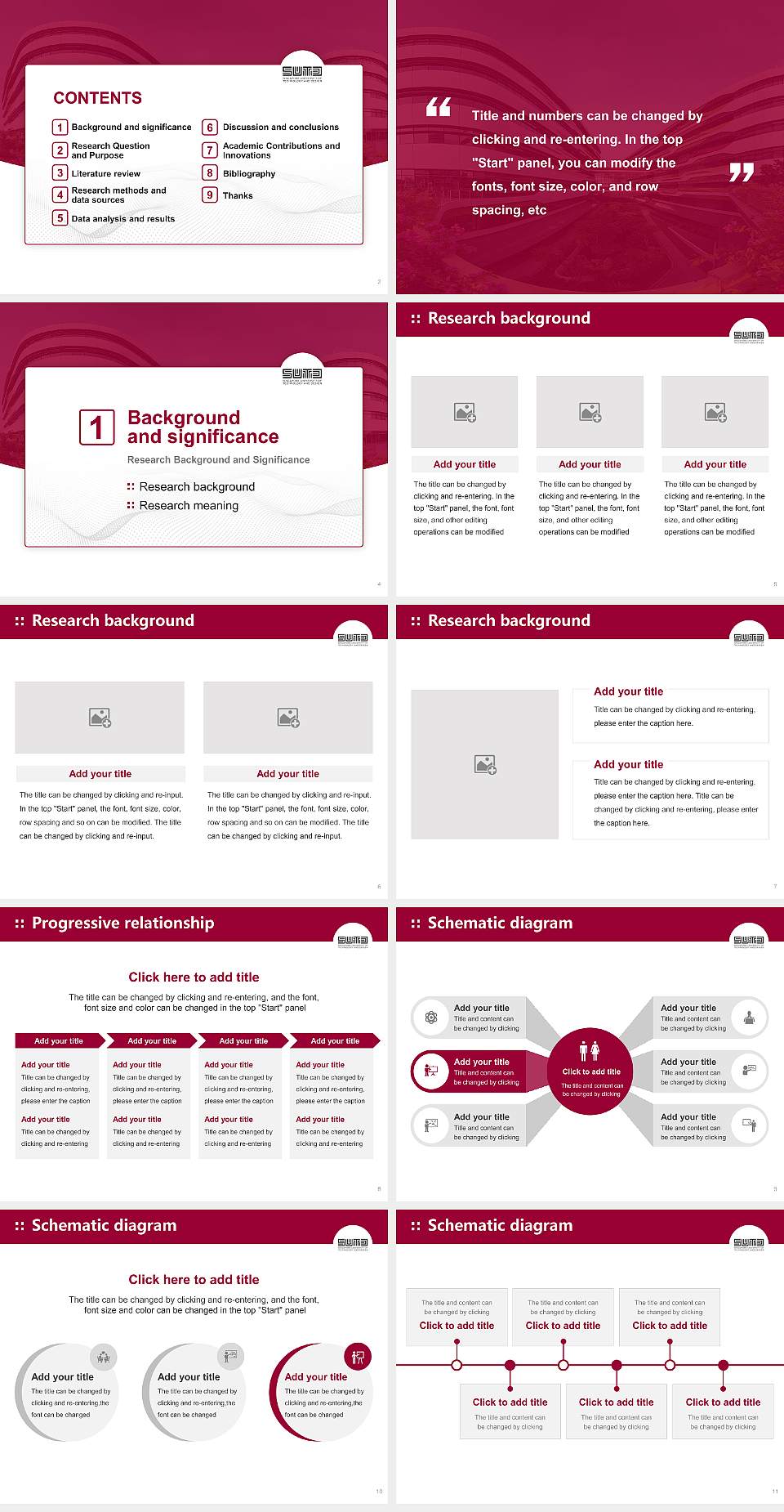 Singapore University of Technology and Design Graduation Thesis Defense PPT Template4:3 ratio PPT effect preview image2