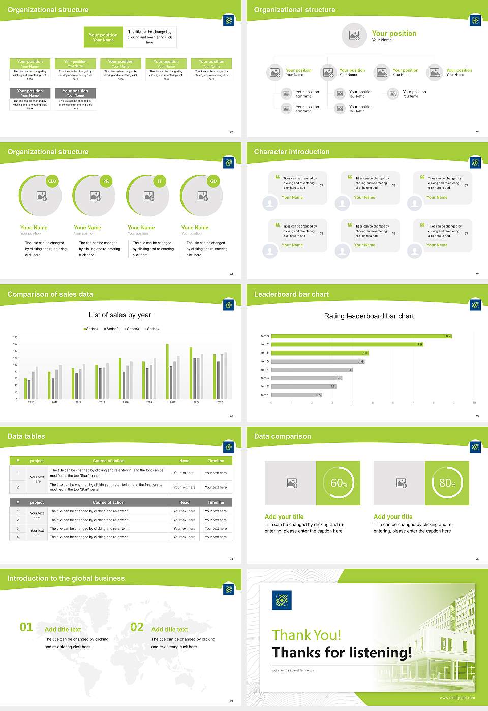 Wellington Institute of Technology Academic Presentation/Research Findings Report PPT Template16:9 ratio PPT effect preview image4